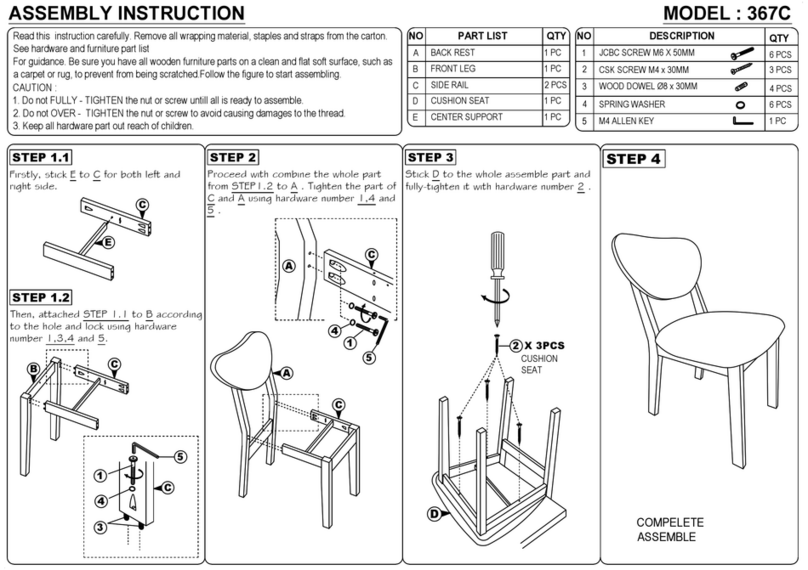 Baxton Studio 367C User manual