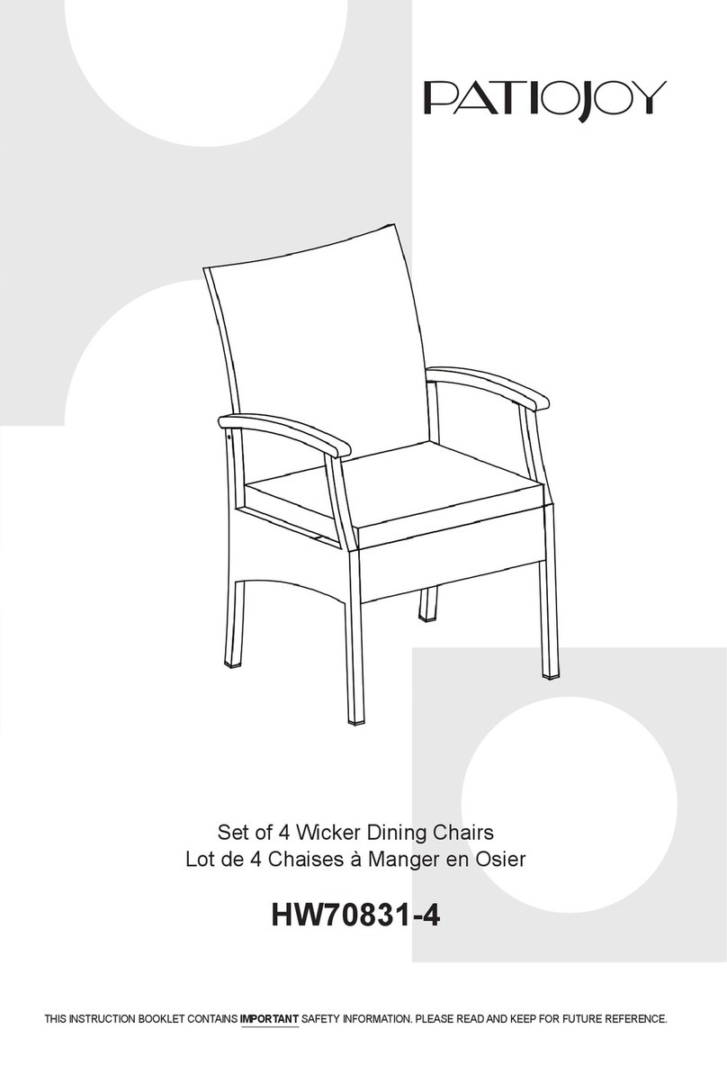 PATIOJOY HW70831-4 User manual PATIOJOY HW70831-4 User manual