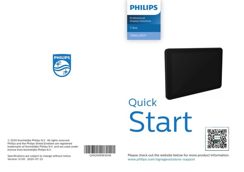 Philips 10BDL4551T User manual