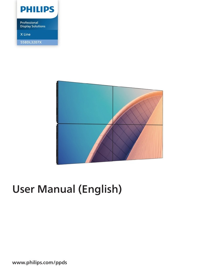 Philips 55BDL3207X User manual