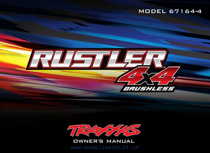 Traxxas RUSTLER 4X4 BRUSHLESS User manual