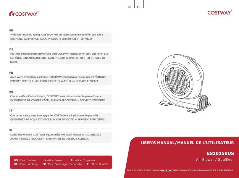 Costway ES10150US user manual