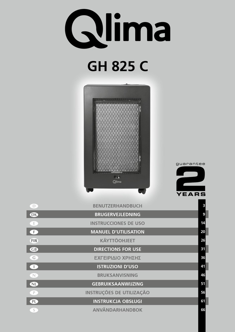 Qlima GH 825 C User manual
