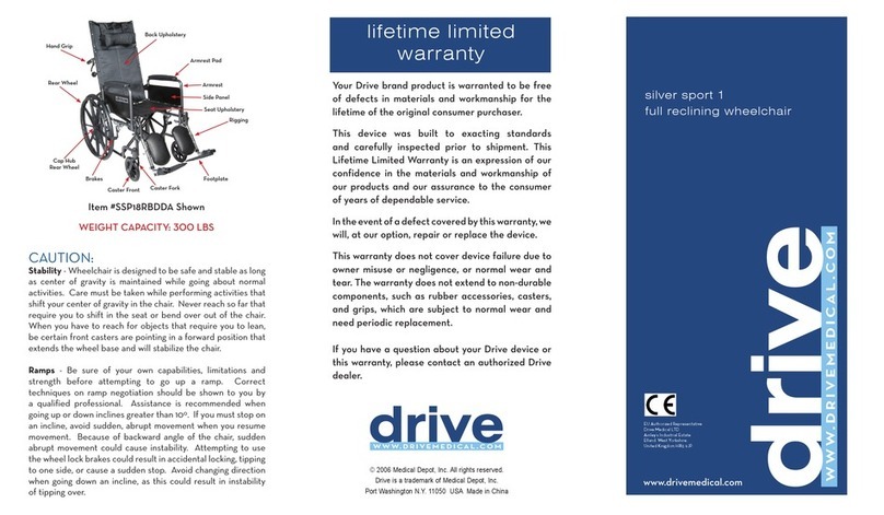 Drive silver sport 1 User manual