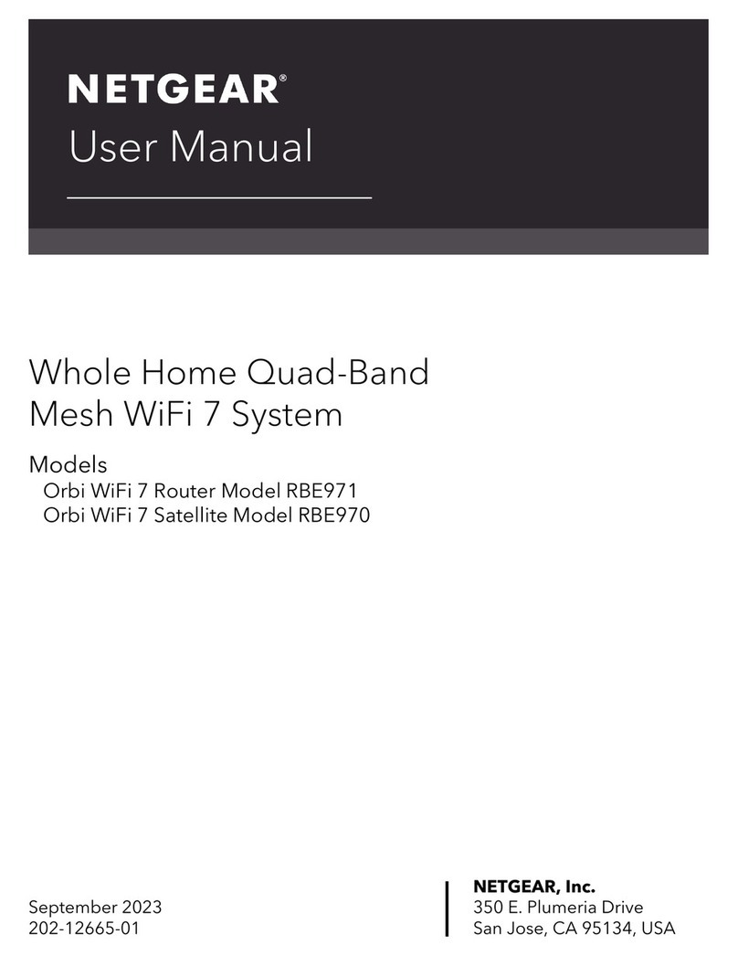NETGEAR Orbi RBE971 User manual