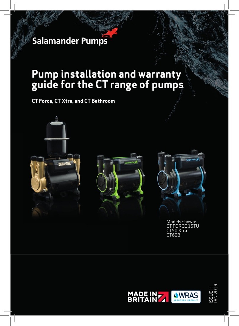 Salamander Pumps CT Force installation guide