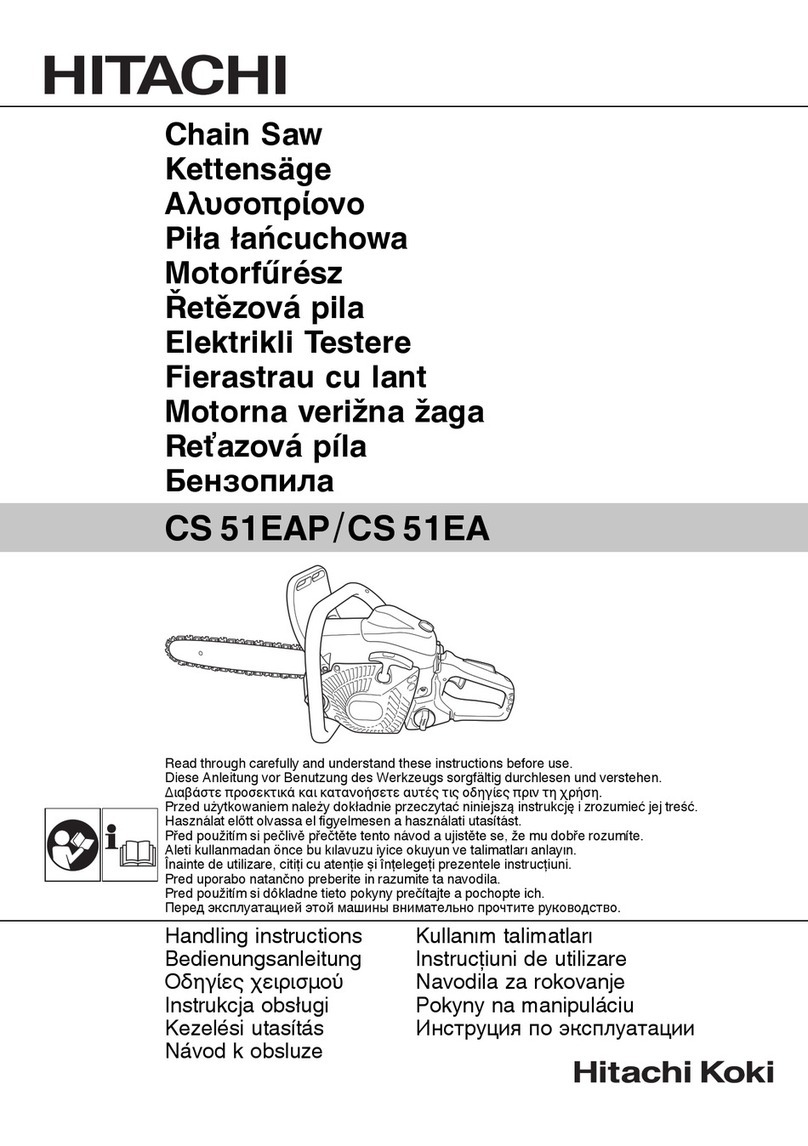 Hitachi CS 51EA User manual