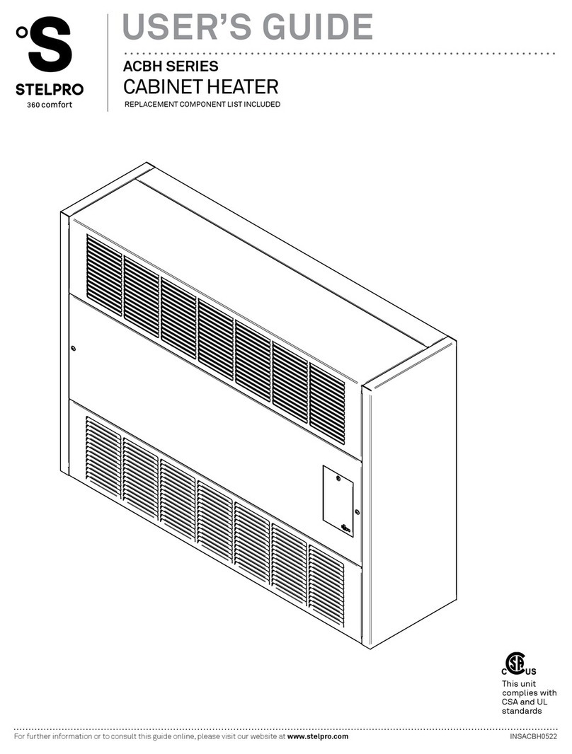 Stelpro ACBH Series user guide