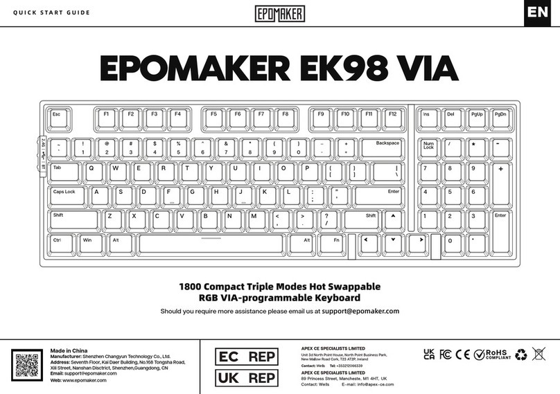 Epomaker EK98 VIA User manual