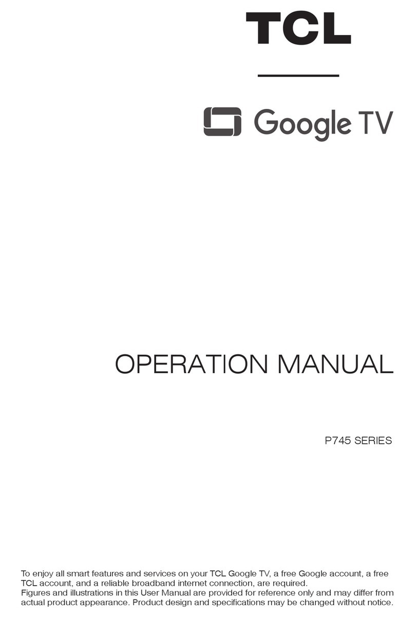 TCL 75P745 User manual