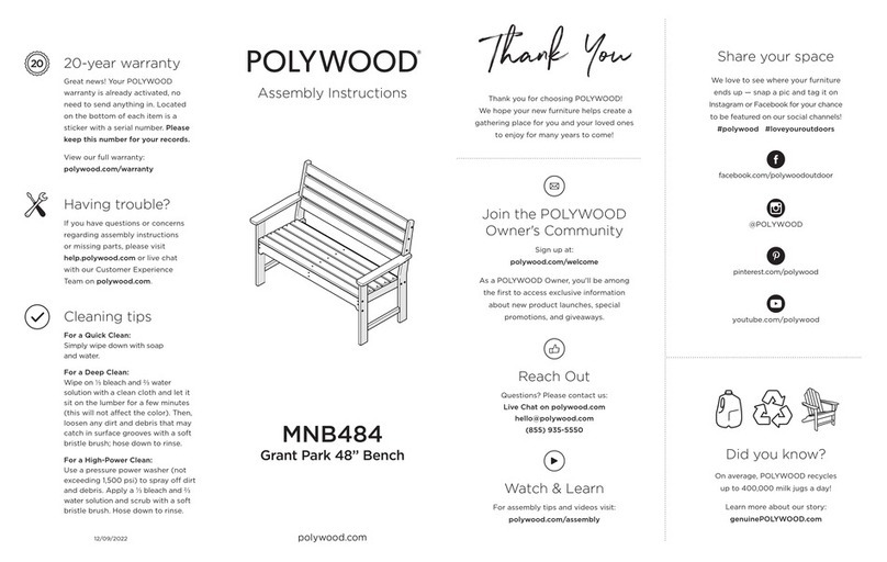 Polywood MNB484 User manual