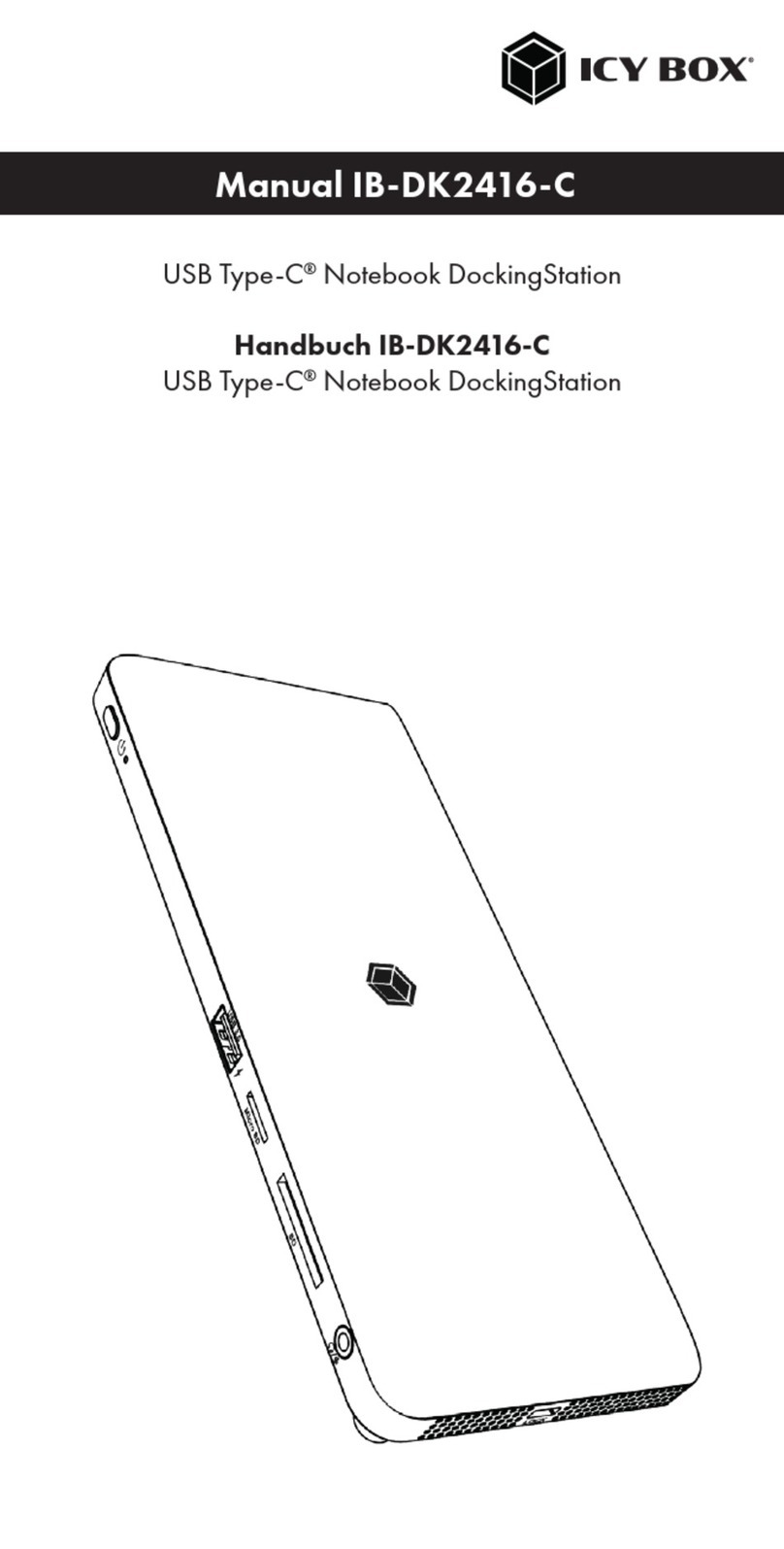 Icy Box IB-DK2416-C User manual