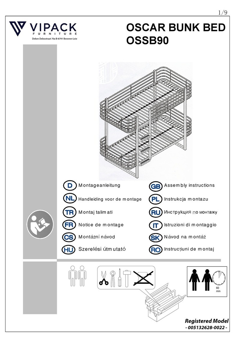 VIPACK OSCAR OSSB90 Assembly instructions