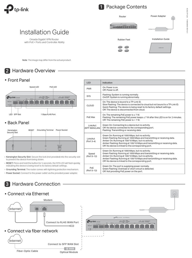TP-Link ER7212PC User manual