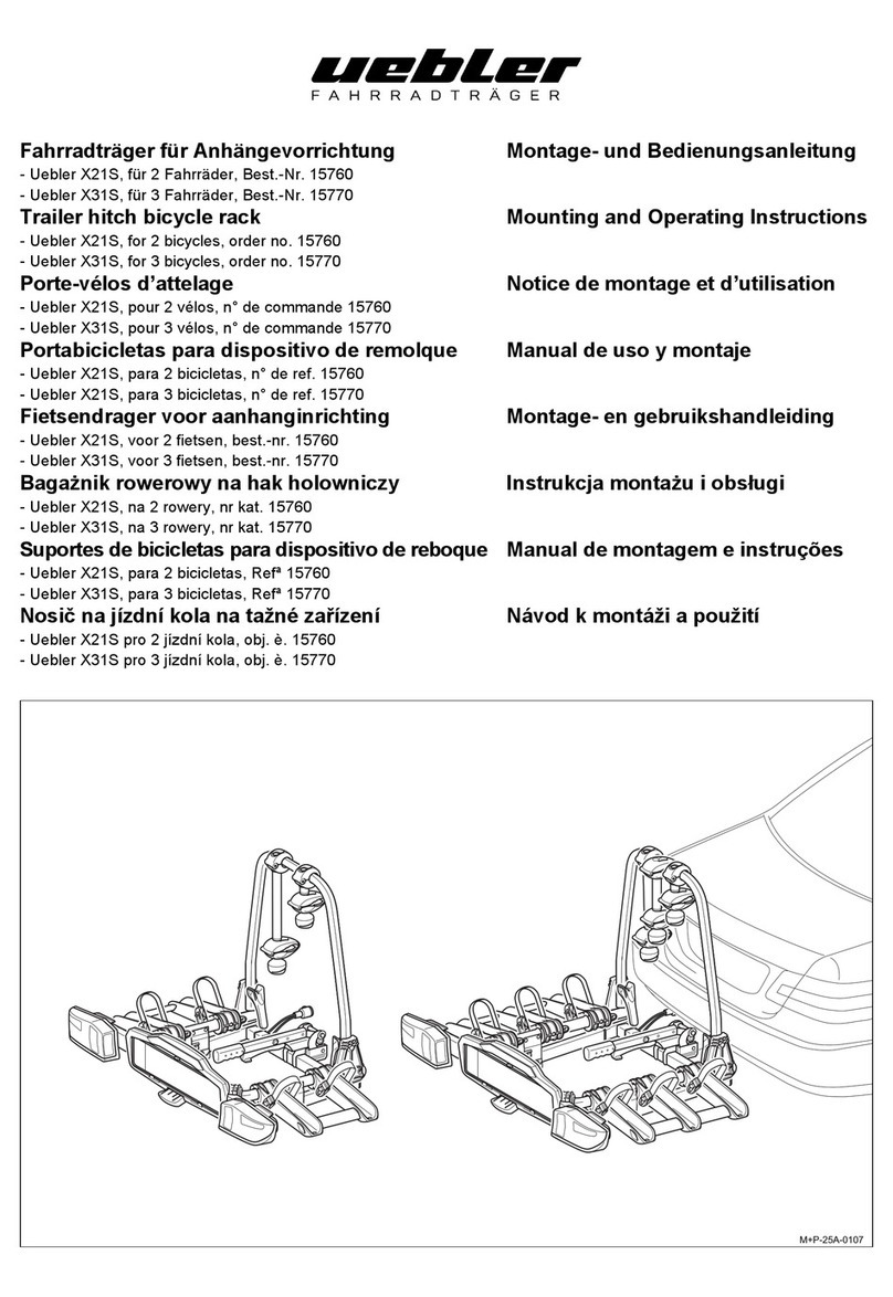 Uebler X21S Mounting and operating instructions Uebler X21S Mounting and operating instructions