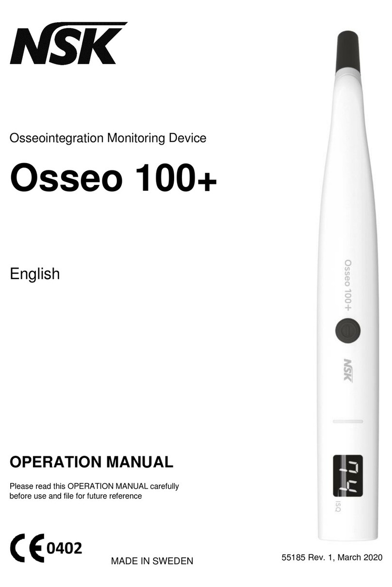 NSK Osseo 100+ User manual