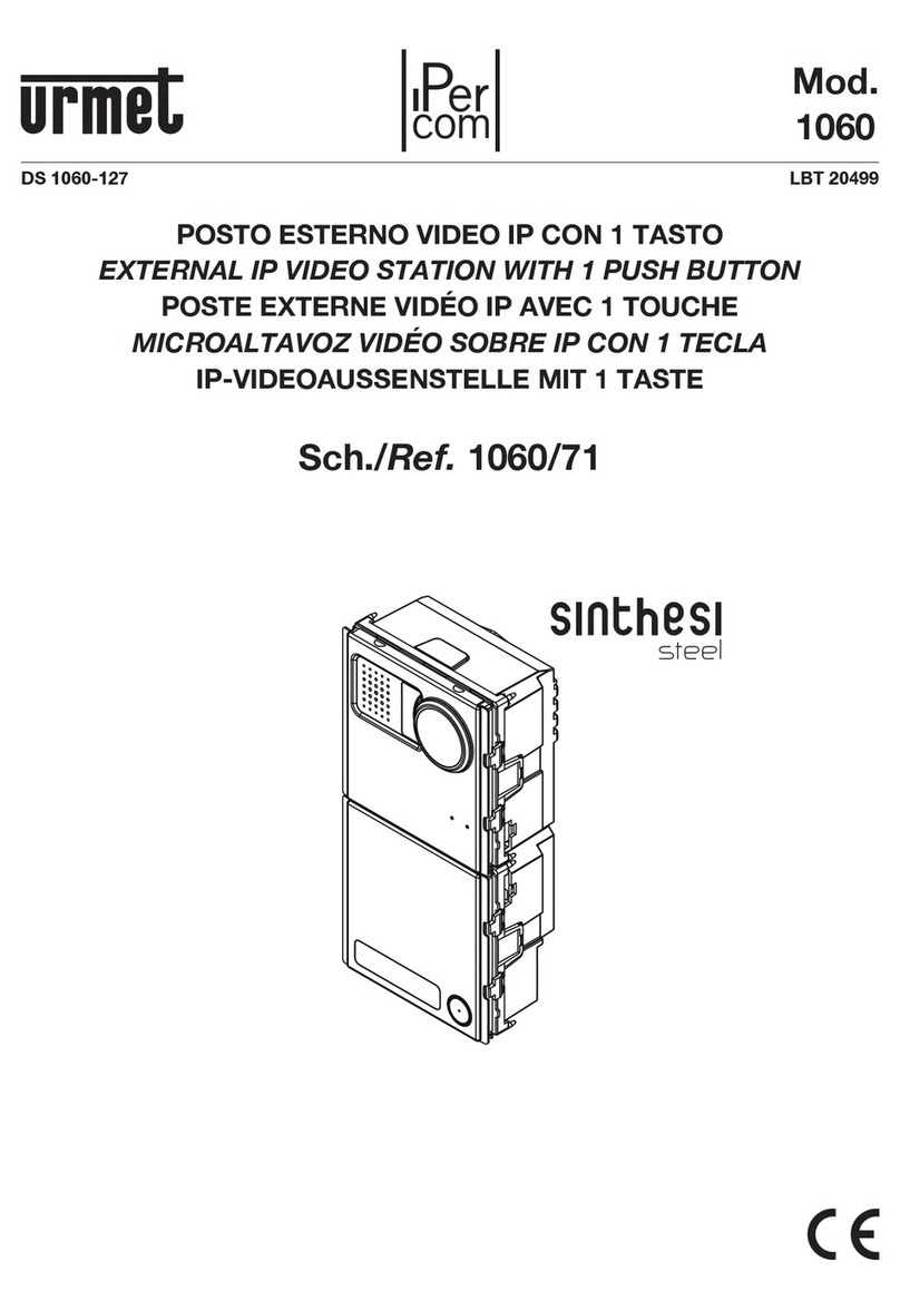 urmet domus 1060/71 manual