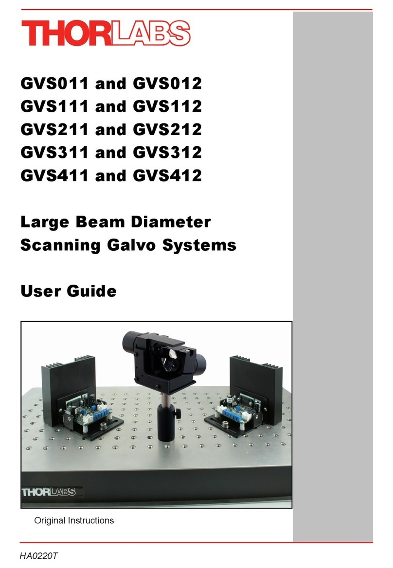 THORLABS GVS012 user guide