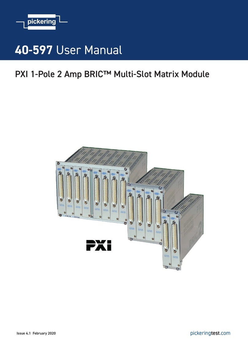 Pickering PXI 40-597 User manual