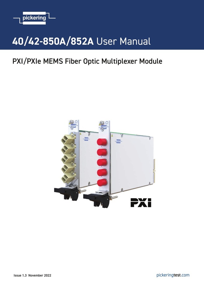 Pickering PXI 40-850A User manual