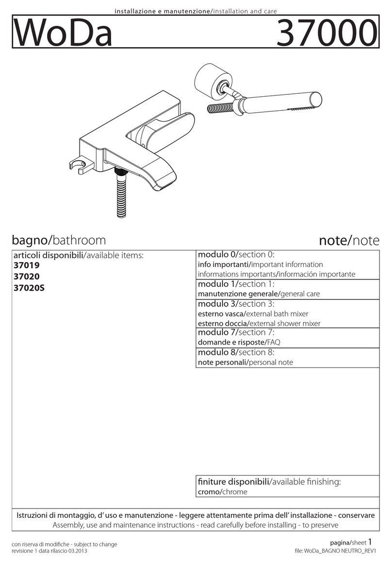bagno WoDa 37000 manual
