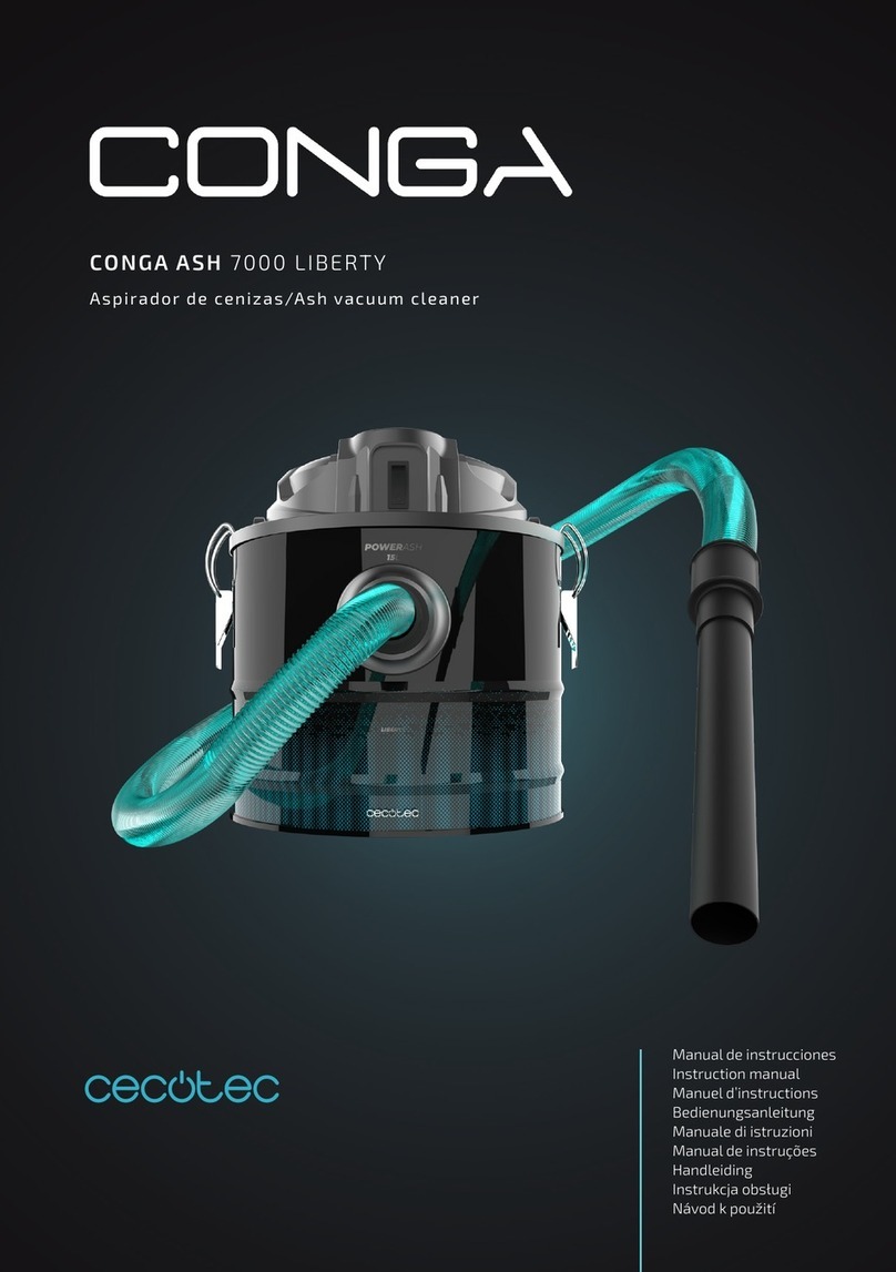 cecotec CONGA ASH 7000 LIBERTY instruction manual