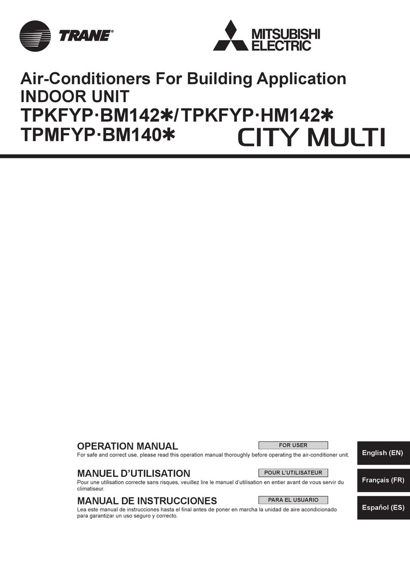 Mitsubishi Electric TRANE CITY MULTI TPKFYP-BM142 Series User manual