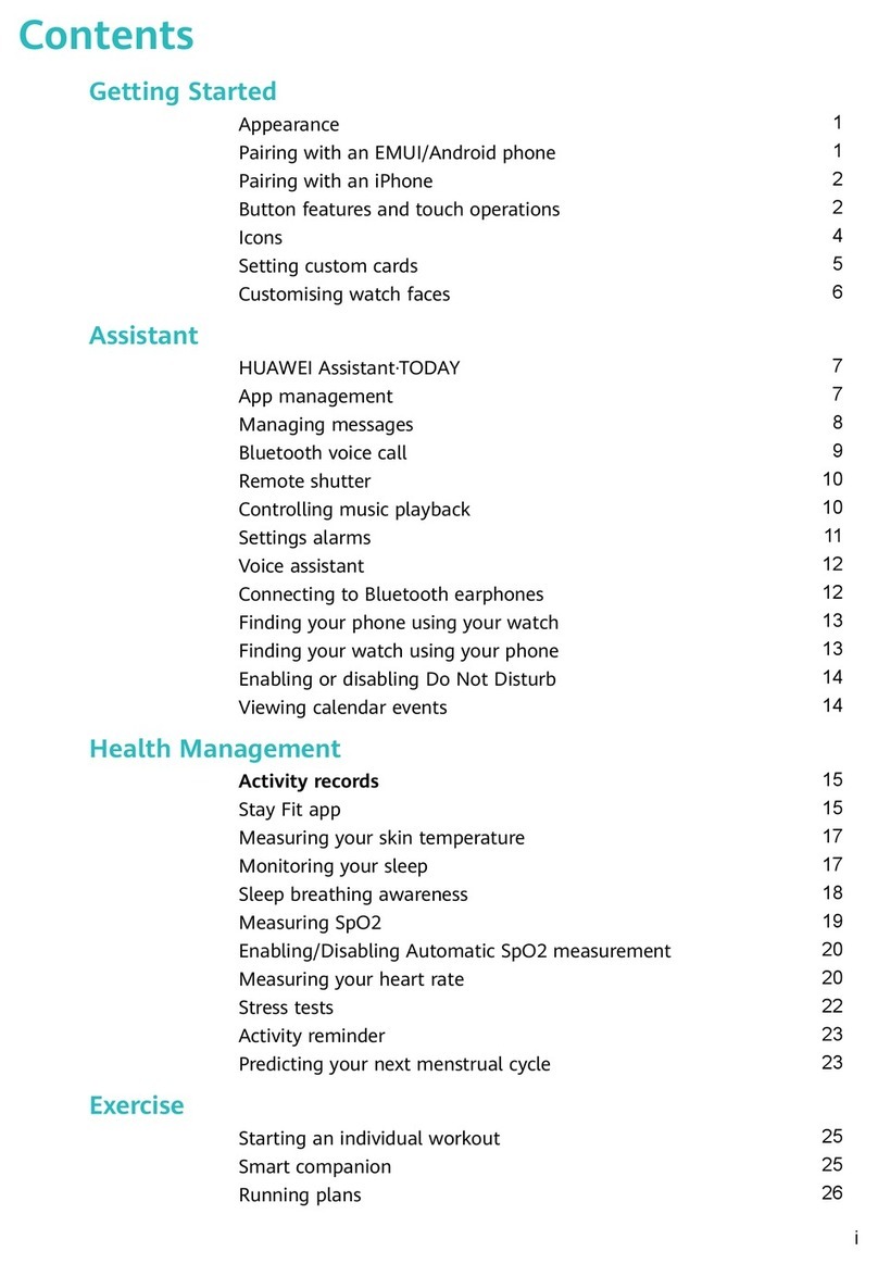 Huawei WATCH GT 4 User manual Huawei WATCH GT 4 User manual