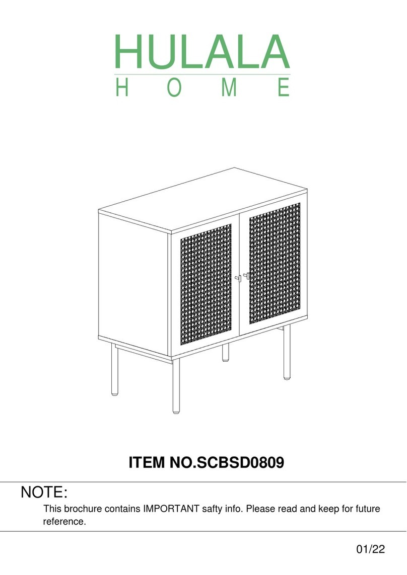 HULALA HOME SCBSD0809 User manual HULALA HOME SCBSD0809 User manual