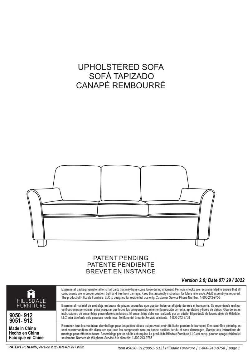 Hillsdale Furniture 9050-912 manual