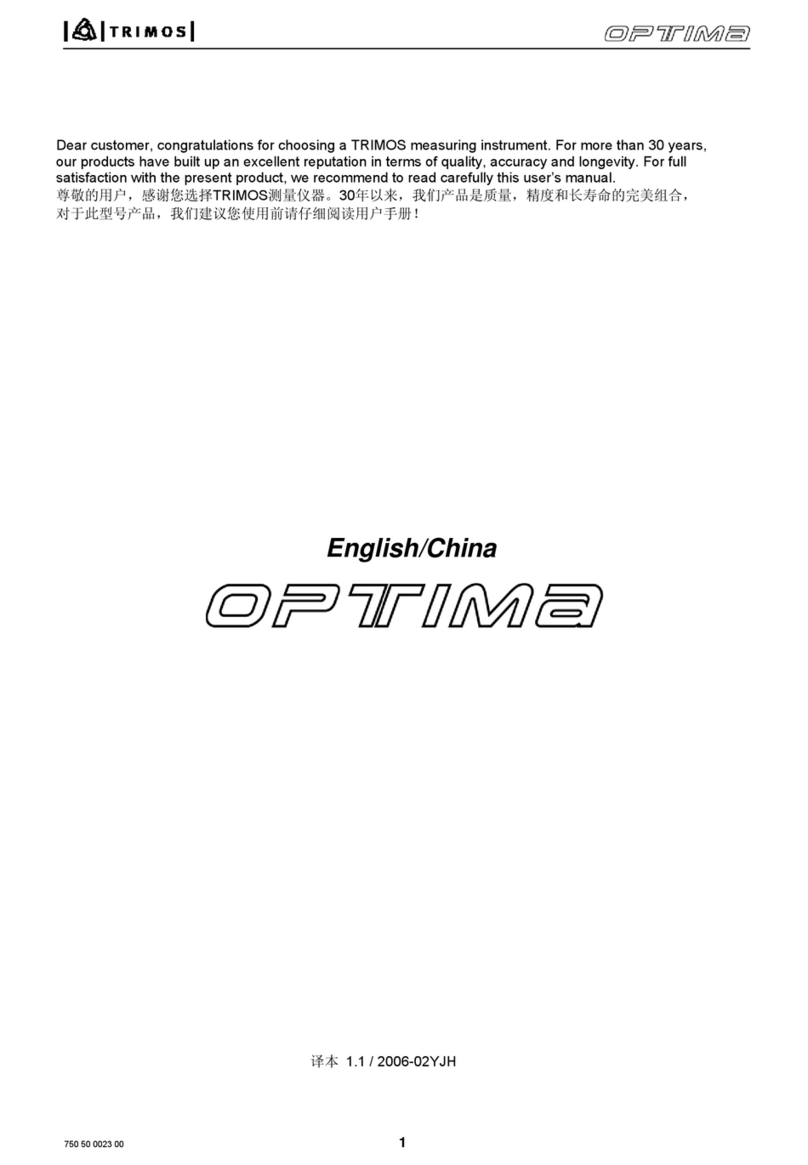 TRIMOS OPTIMA manual