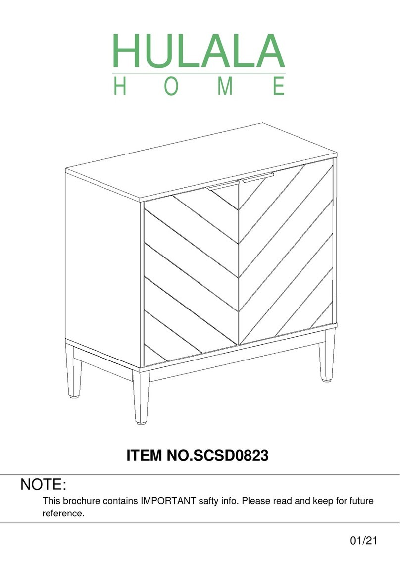 HULALA HOME SCSD0823 manual