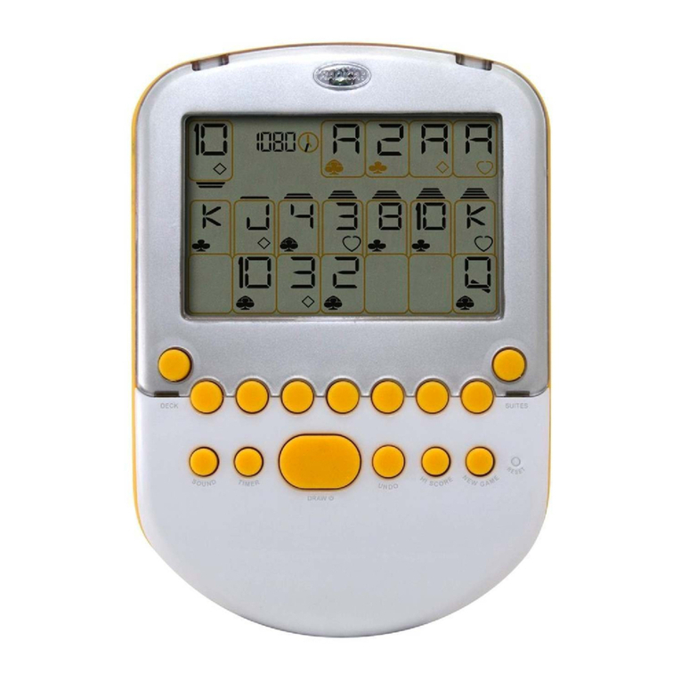 Radica Games big screen solitaire user manual