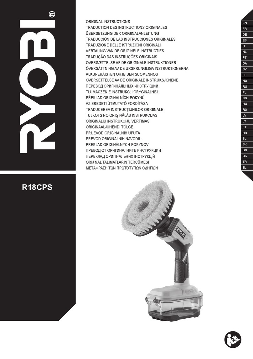 Ryobi R18CPS-0 User manual
