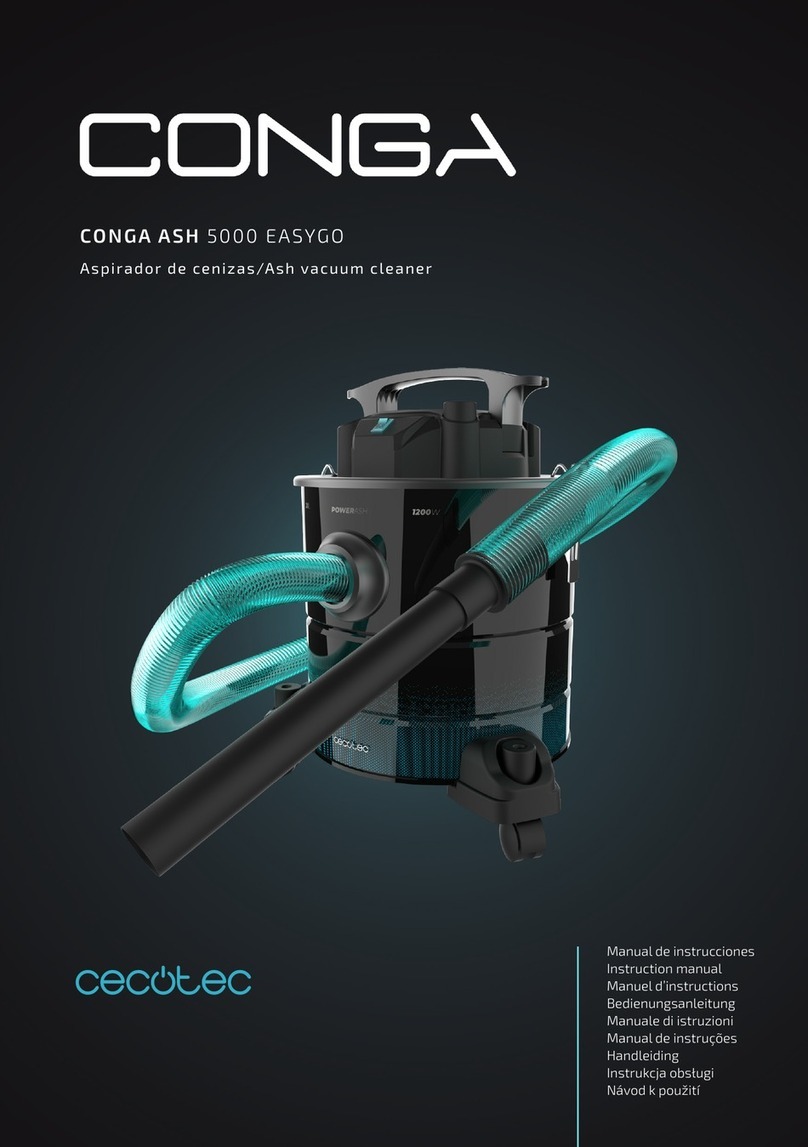 cecotec CONGA ASH 5000 EASYGO instruction manual