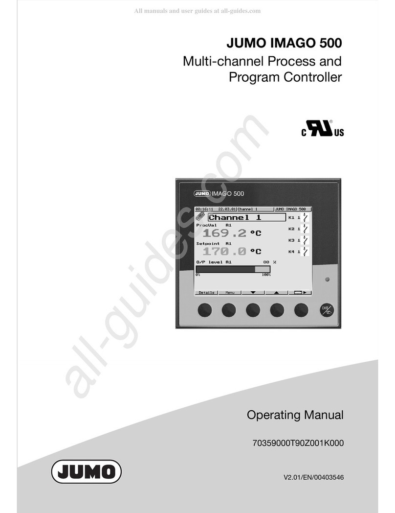 JUMO IMAGO 500 operating manual