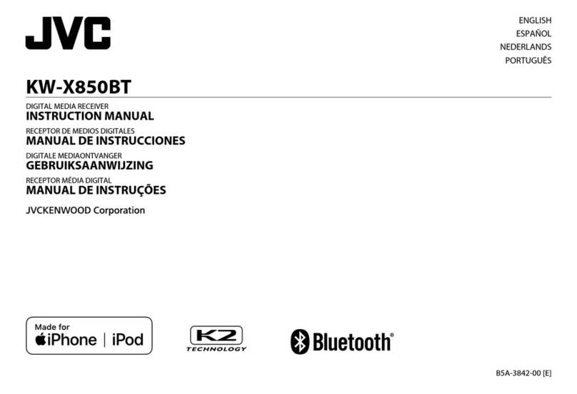 JVC KW-X850BT instruction manual