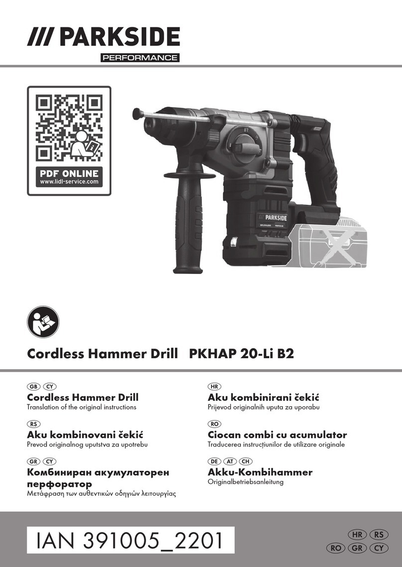 Parkside PKHAP 20-Li B2 Original instructions