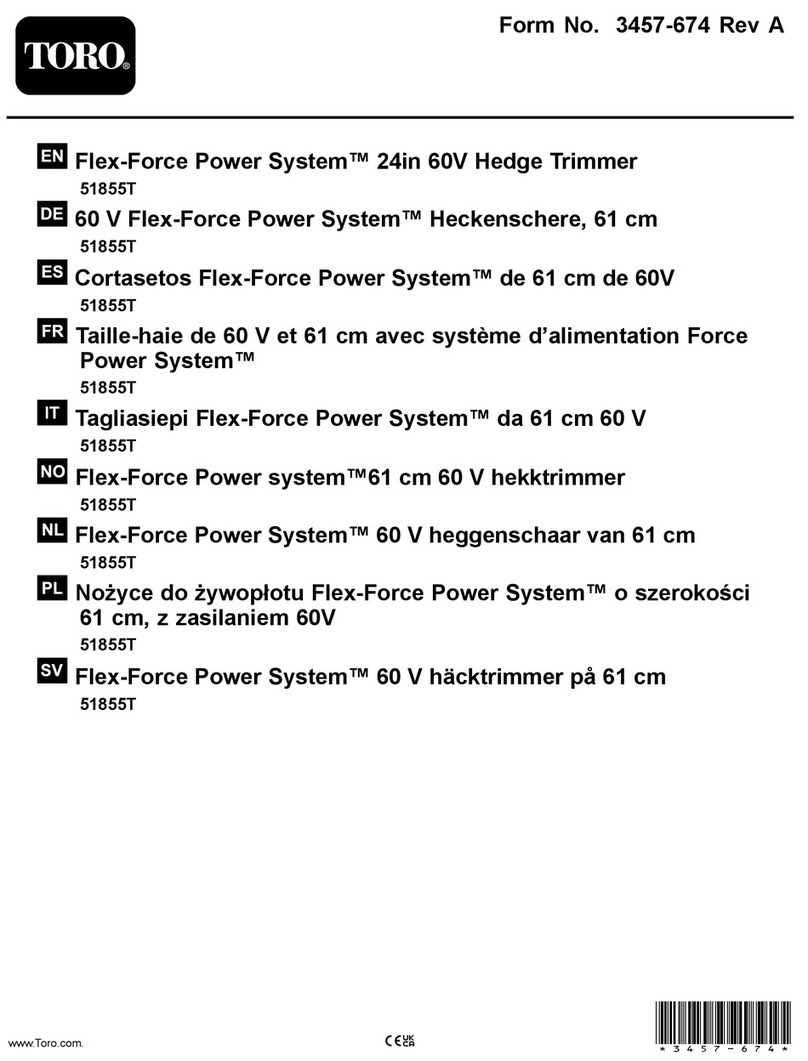 Toro Flex-Force Power System 51855T User manual