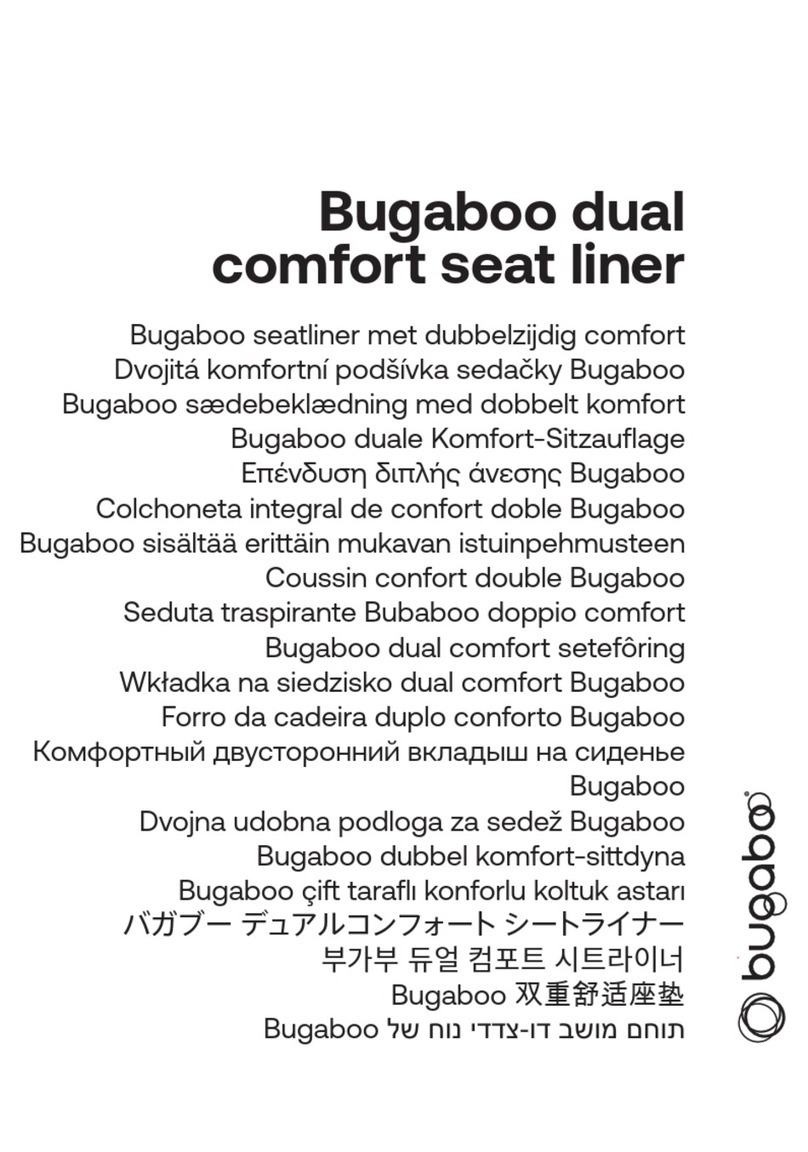 Bugaboo dual comfort seat liner manual