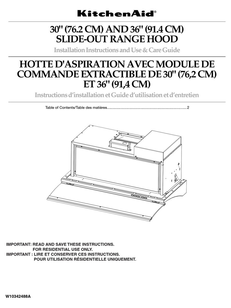 KitchenAid KXU2830YSS Product information sheet