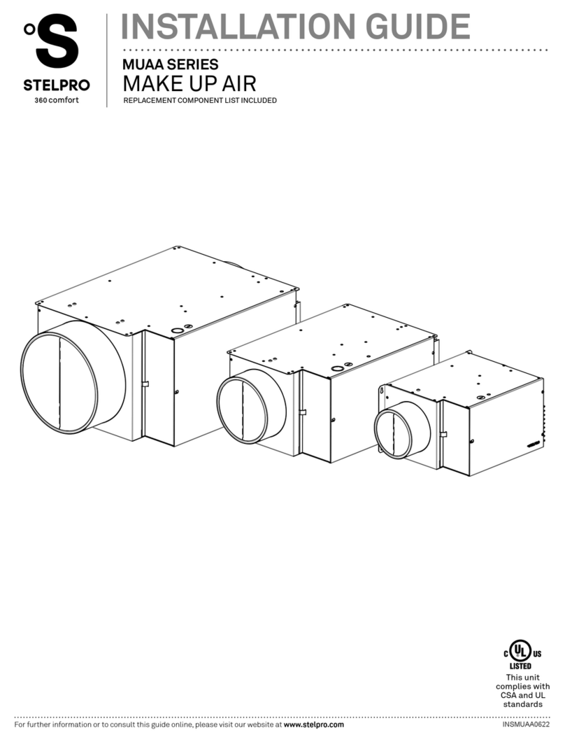 Stelpro MUAA Series installation guide