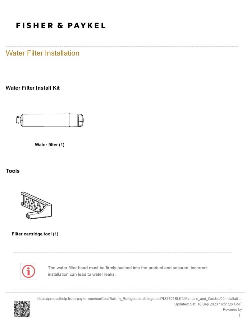 Fisher & Paykel RS7621SLK2 Installation