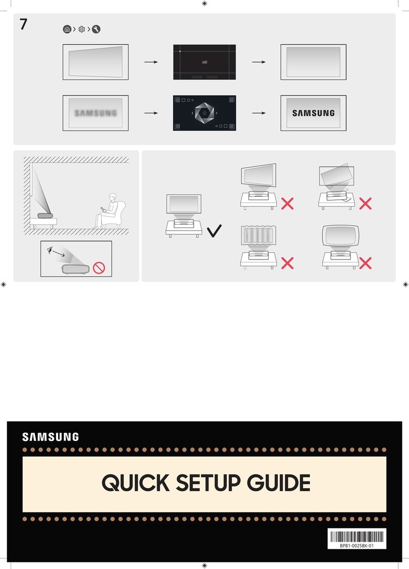 Samsung SP-LSP7TTA User manual