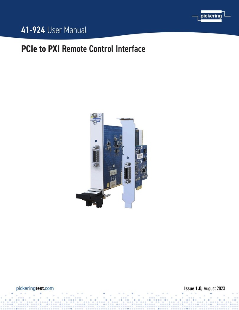 Pickering PCIe 41-924 user manual