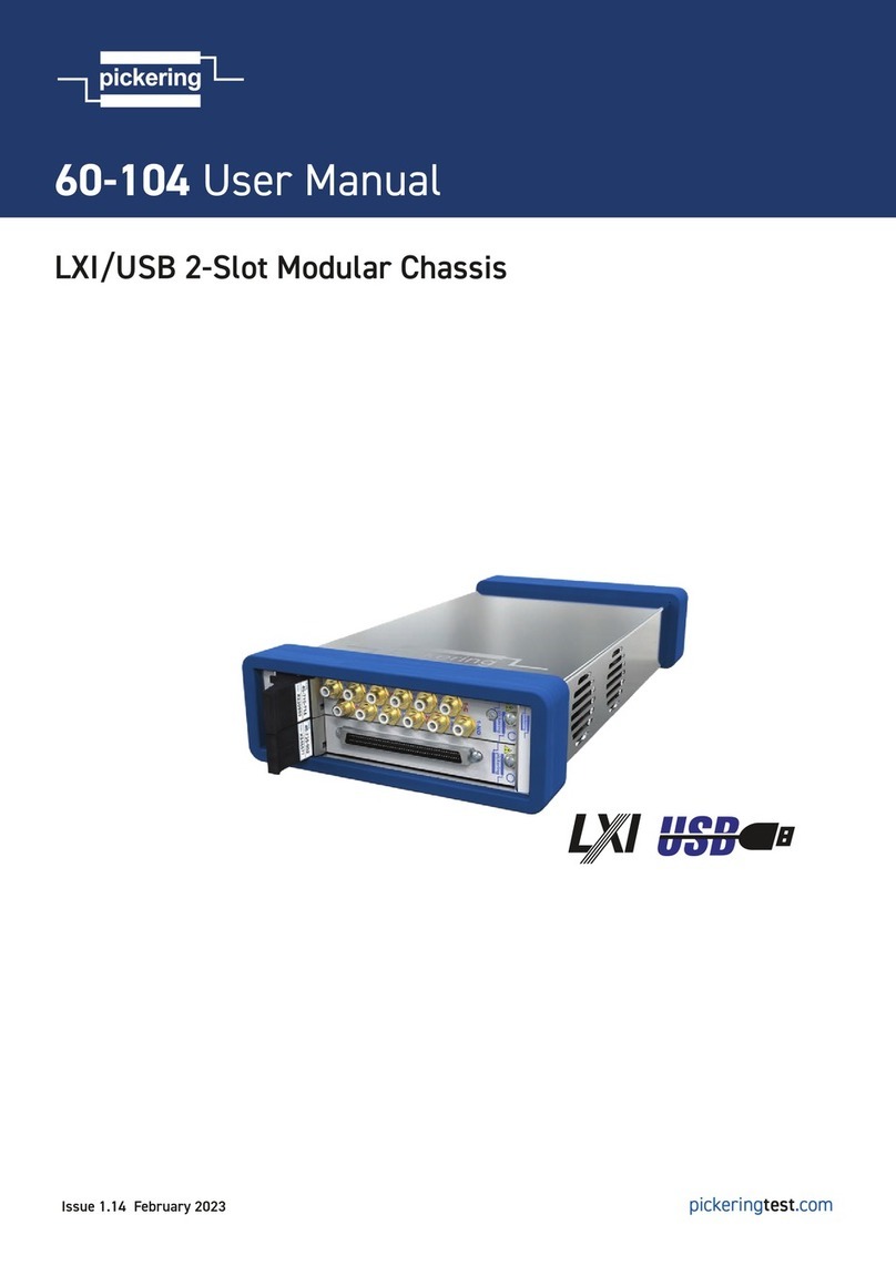 Pickering LXI 60-104 User manual