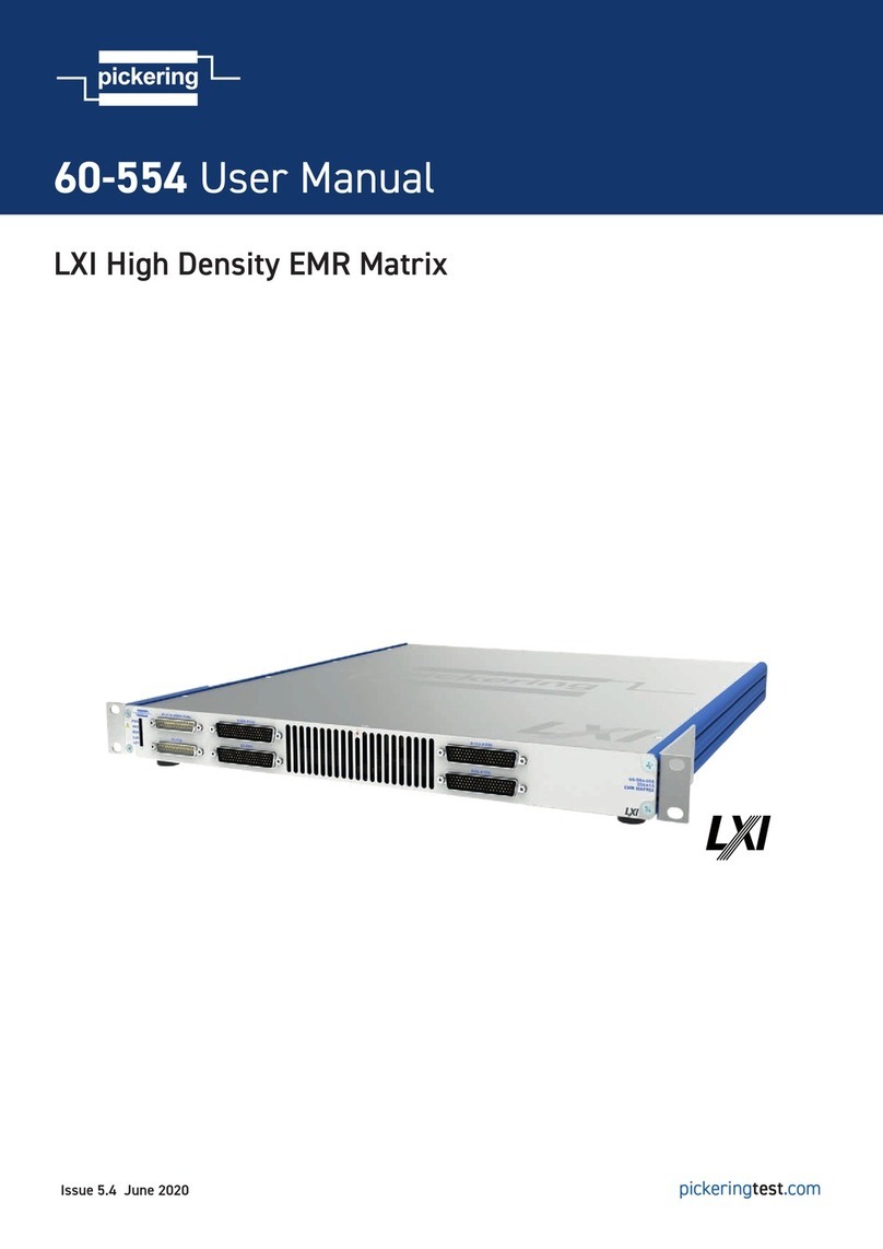 Pickering LXI 60-554 user manual