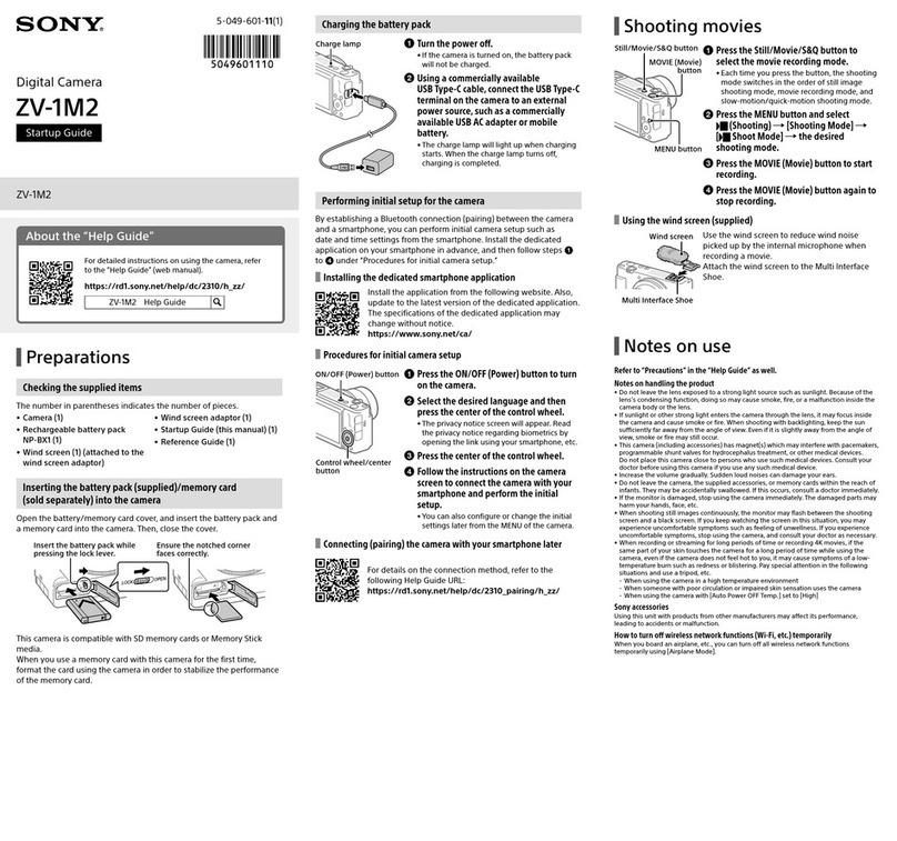Sony ZV-1M2 User guide