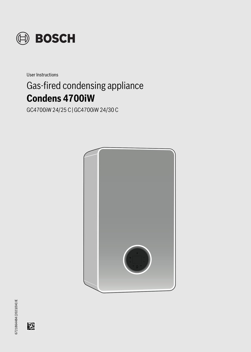 Bosch Condens 4700iW User manual
