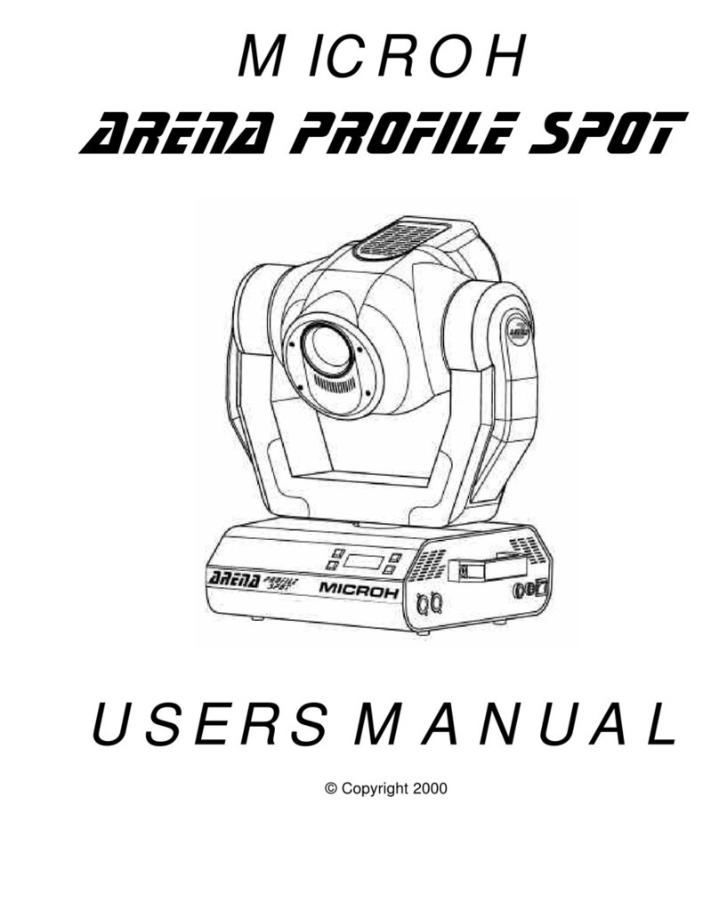 Microh ARENA PROFILE SPOT user manual